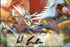 Battle Of The Planets &quot;ultra-limited&quot; signature card # A-2 signed by Wilson Tortosa