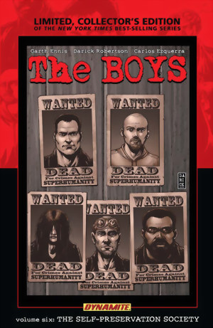The Boys Vol. 6: The Self-Preservation Society Limited, Collector´s Edition HC signed by Garth Ennis