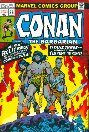 Conan The Barbarian: The Original Marvel Years Omnibus Vol. 4 HC Direct Market Variant Edition