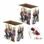 DC Comics Harley Quinn And Ivy_Short Comic Storage Box_Set mit 2 Comicboxen