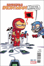 Invincible Iron Man_6_Skottie Young Baby Cover Variant Edition