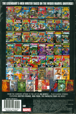 Marvel Universe By Chris Claremont Omnibus Backcover