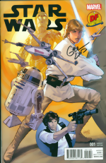 Star Wars_1_Dynamic Forces Greg Land Variant Cover signed in Black by Greg Land