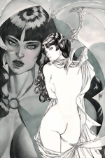 Vampirella (2019) # 4 Guillem March 1:11 Black & White Virgin Cover Variant Vampirella (2019)_4_Guillem March 1:11 Black & White Virgin Cover Variant
