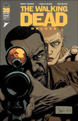 Walking Dead Deluxe # 38 Charlie Adlard Rifle Cover Variant Edition